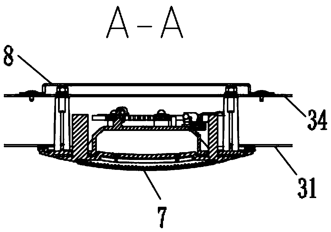 A reinforced passenger car luggage compartment door assembly installation mechanism