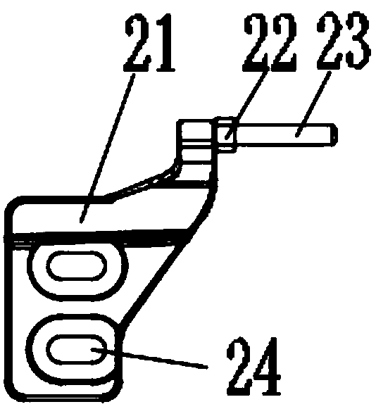 A reinforced passenger car luggage compartment door assembly installation mechanism