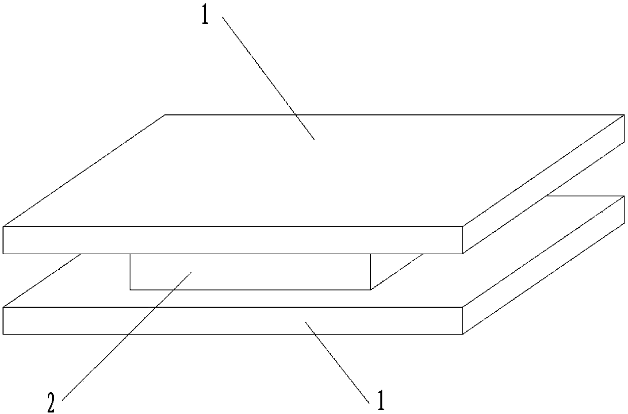 Composite extra-thick plate blank and production method thereof