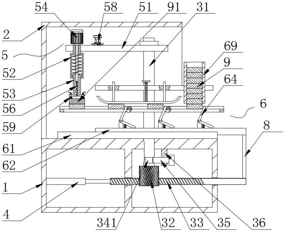 A new energy vehicle buffer component processing equipment