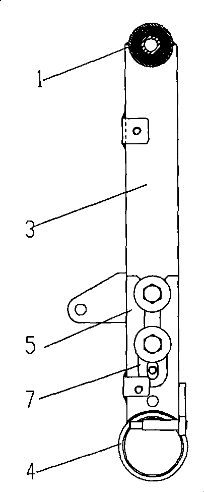 Vehicle automatic correction brake co-axial combined bottom fork