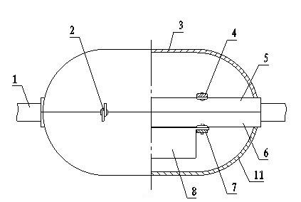 Electromagnetic shielding shell for power transmission line one-line monitoring device