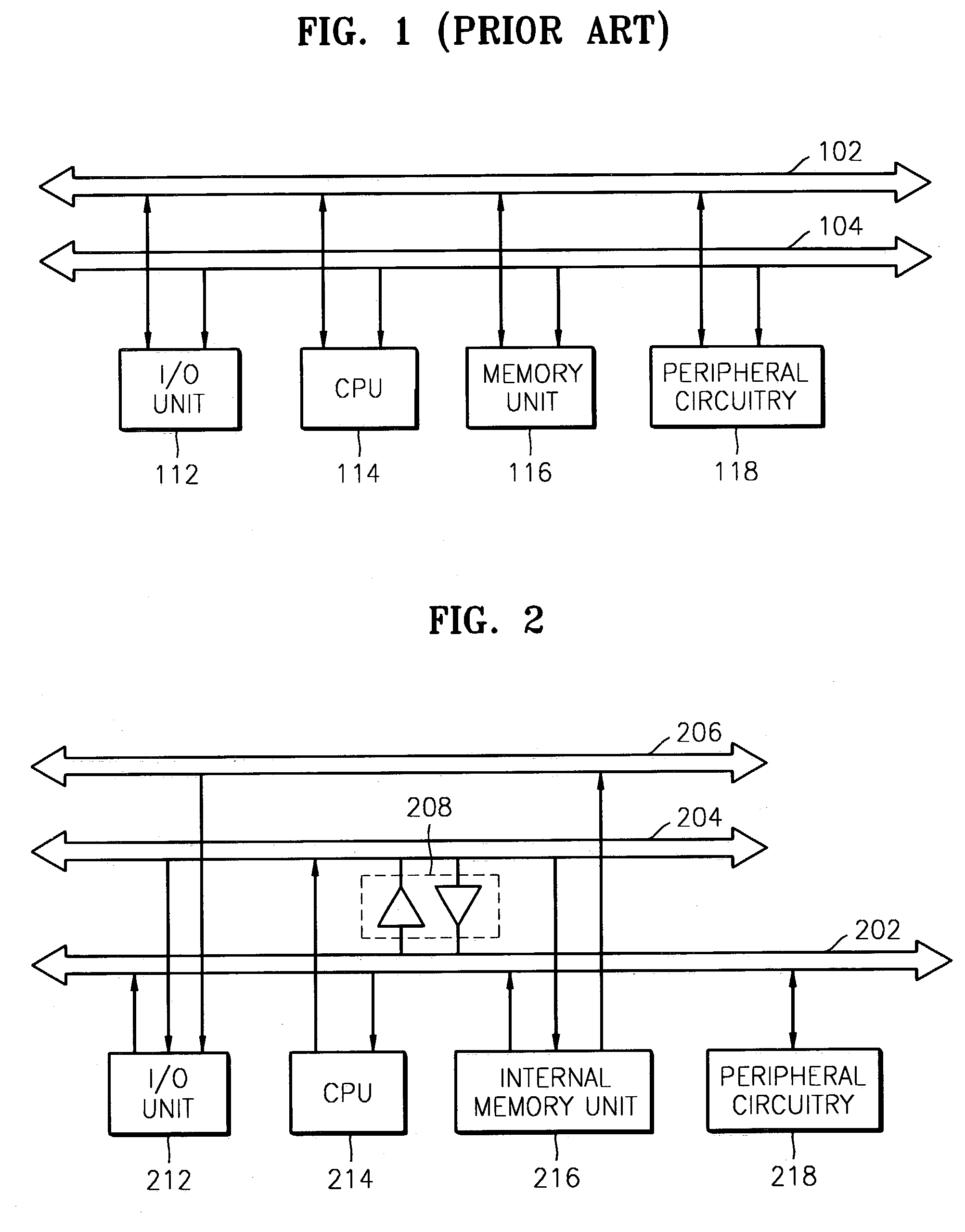 Data bus system for micro controller