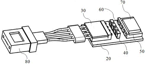 Multichannel parallel optical receiving module