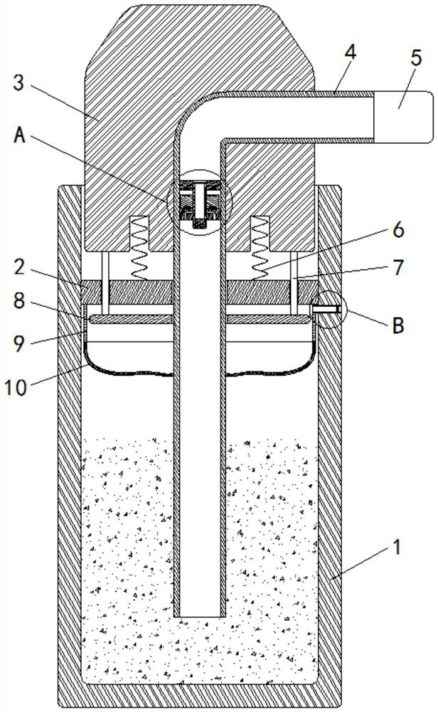 A nursing device for oral complications during the treatment of head and neck malignant tumors