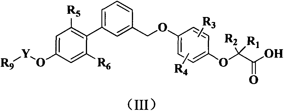 Phenoxyacetic acid derivative, preparation process thereof and use thereof as medicaments