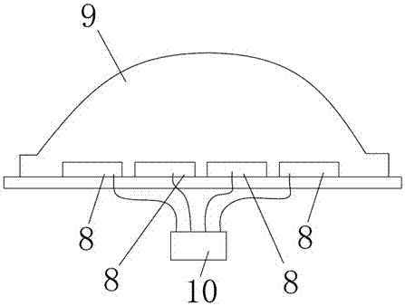 Distant and near light integrated vehicle lamp