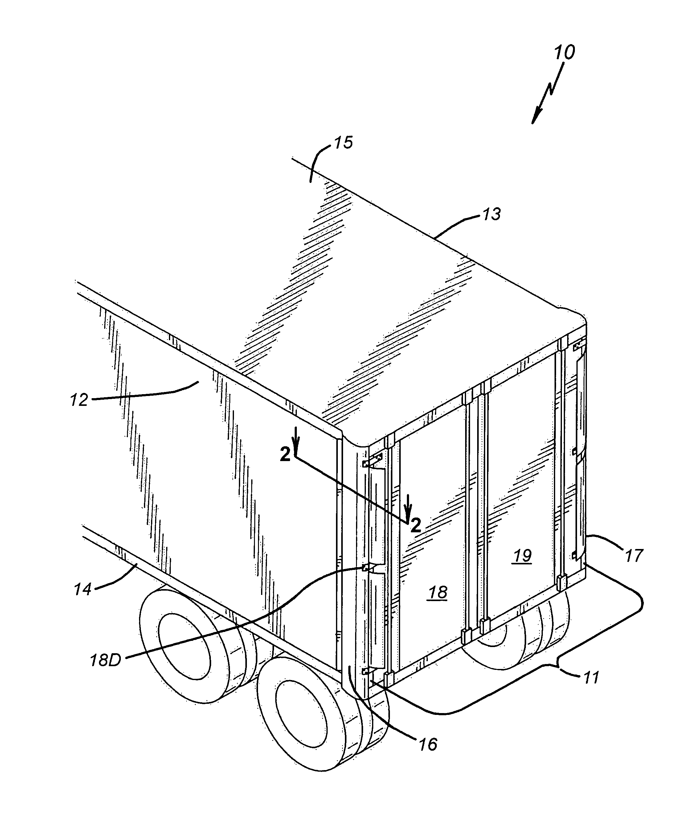 Cargo vehicle with drag reduction