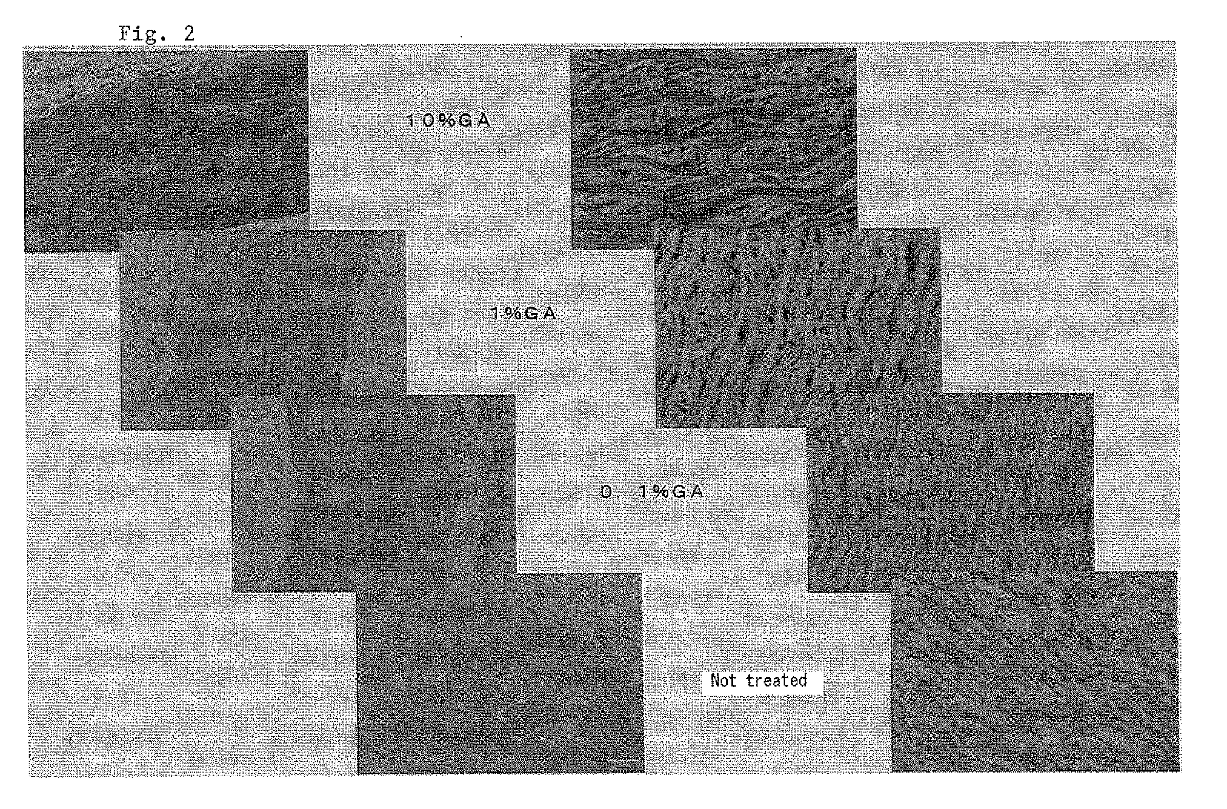 Method for preparing biological scaffold material