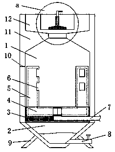 Smokeless combustion heating furnace