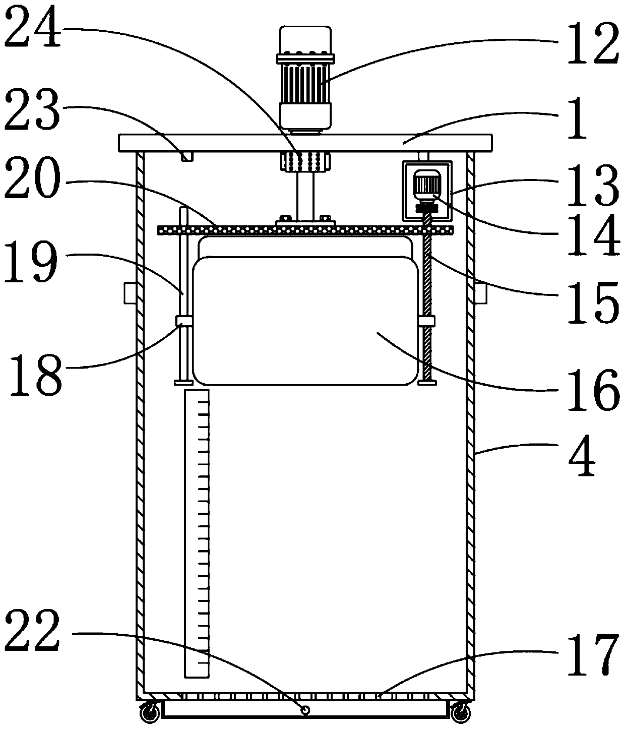 Garbage transferring device applied to student dormitory management