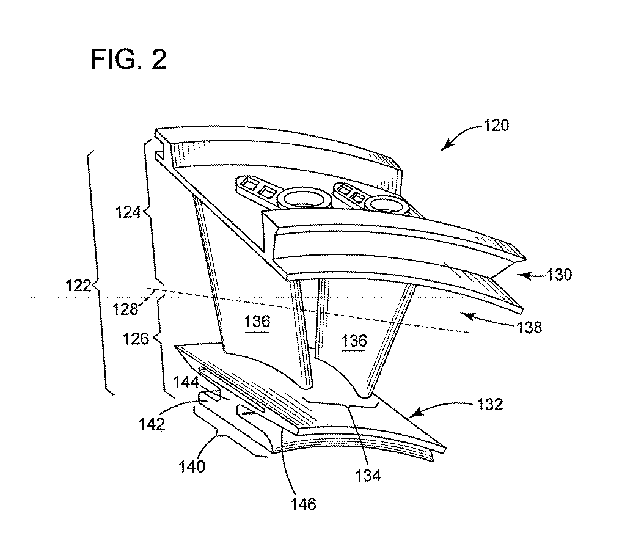 Method of repairing a turbine nozzle segment in a turbine engine