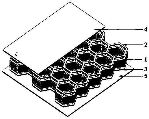 Honeycomb sandwich panel with skin and preparation method thereof