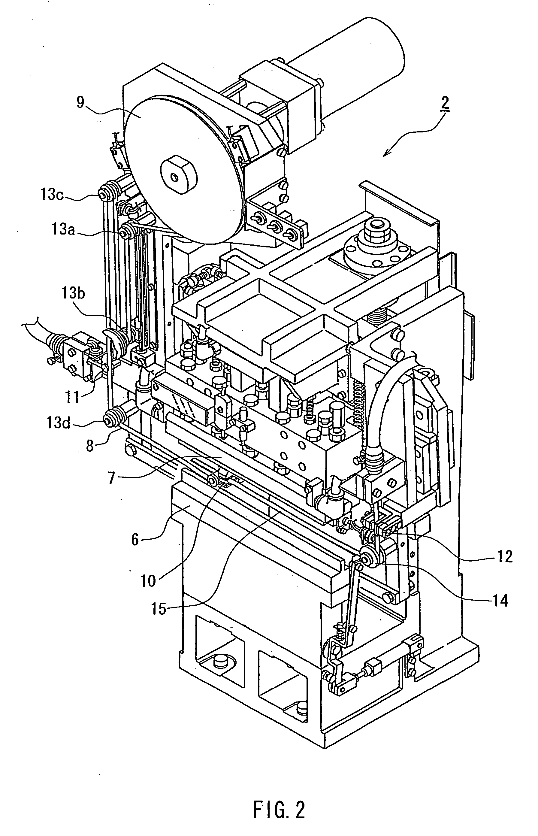 Adhesive sheet stamping device, adhesive sheet stamping method, part mounter display panel manufacturing method