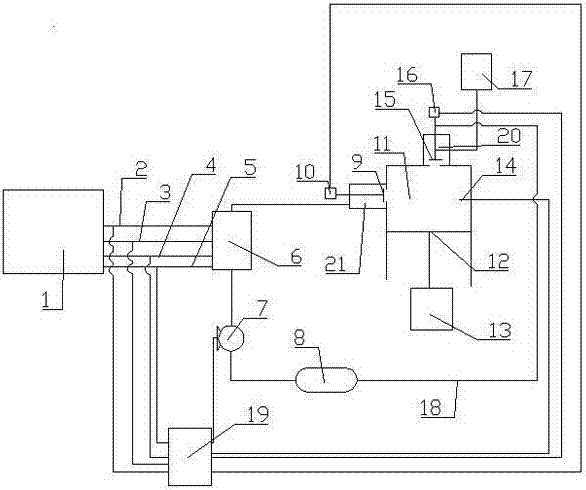 System and method for utilizing waste heat of biomass energy internal combustion engine