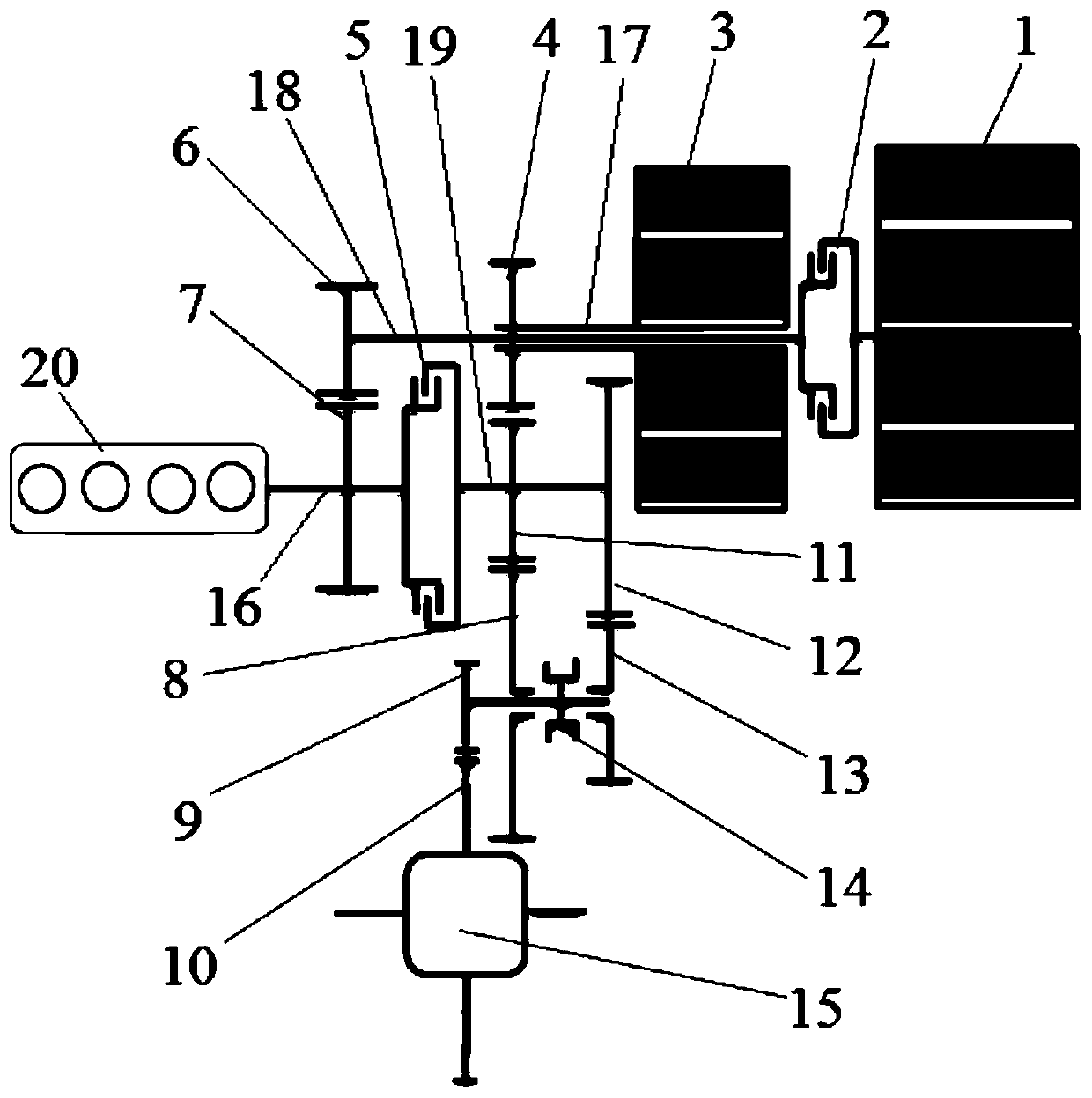 Dedicated hybrid transmission