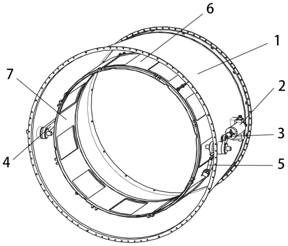 A rear channel ejector with the valve body tightly closed in the circumferential direction