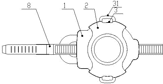 Binding tape with disposable password protection function