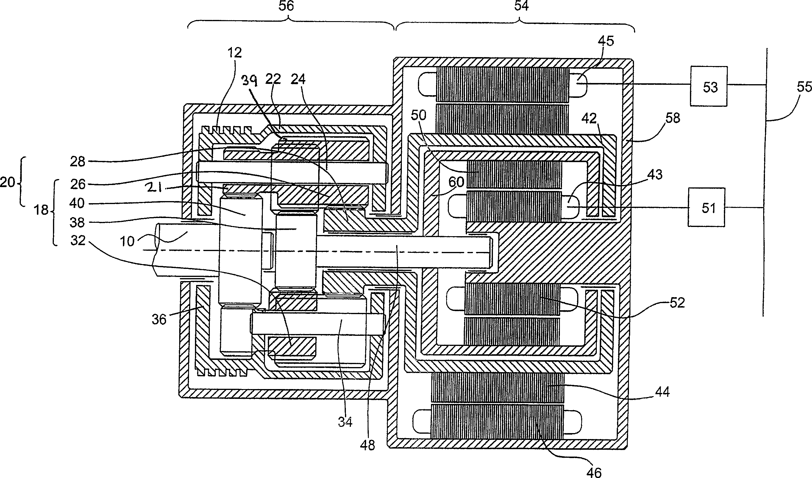 Four branch differential transmission systems.