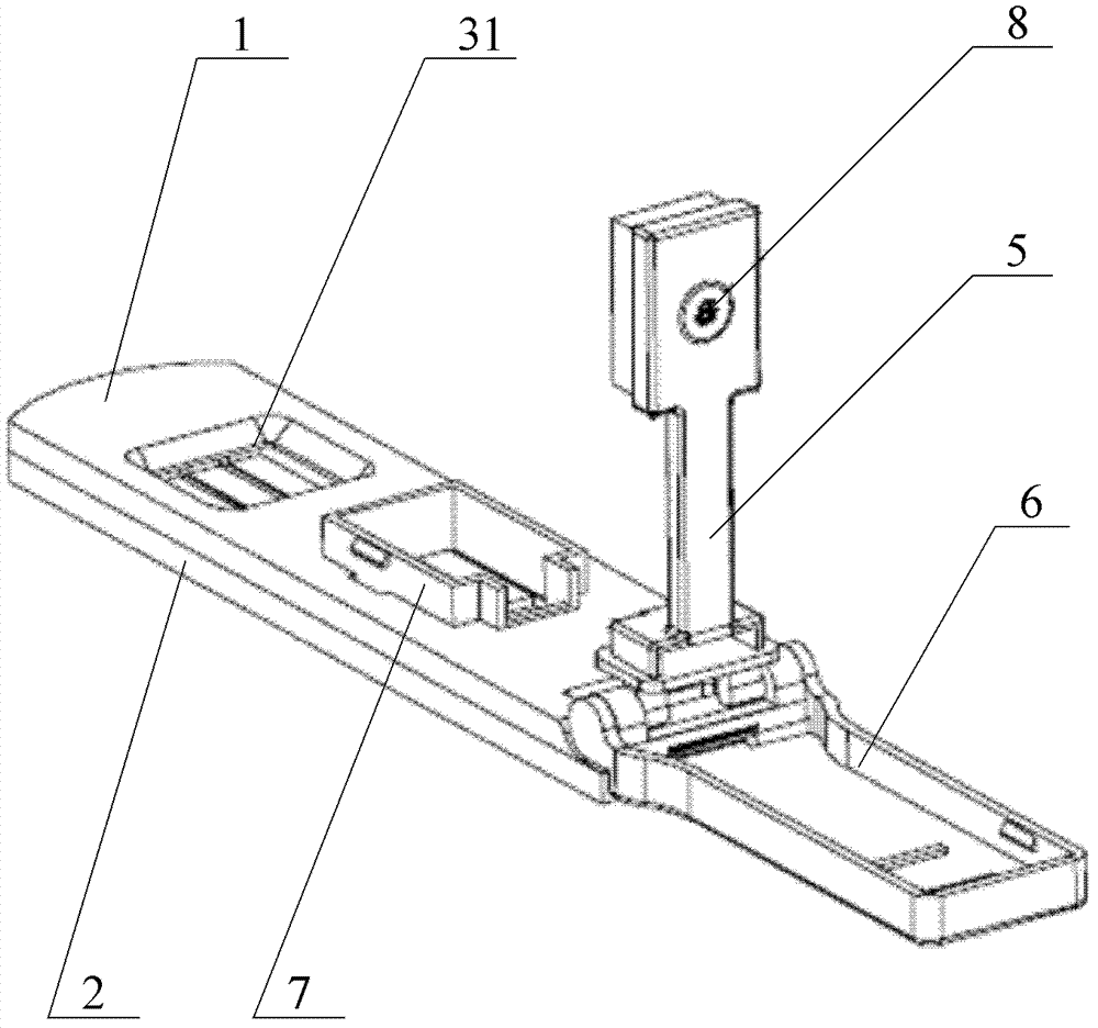 Spittle collecting and detecting device