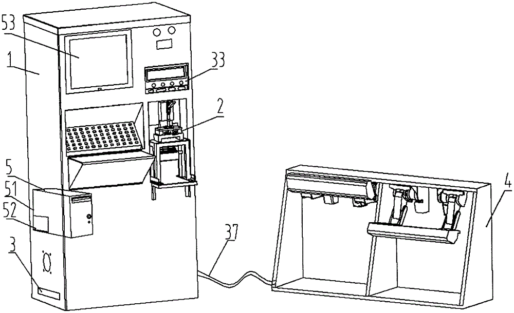 Vehicle-mounted PCBA on-line testing system and testing method