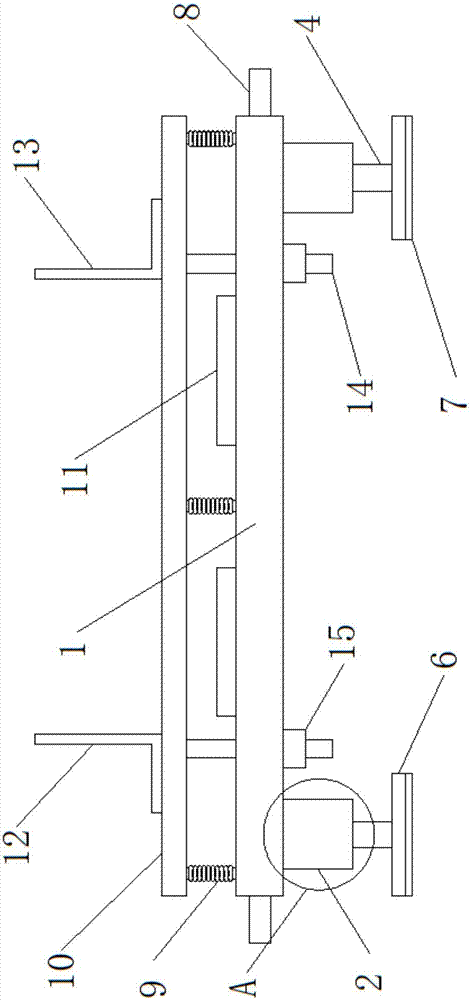 Shock absorption bracket for metal sheet processing