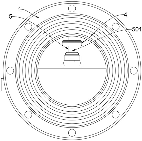 Refrigeration valve with locking protection mechanism