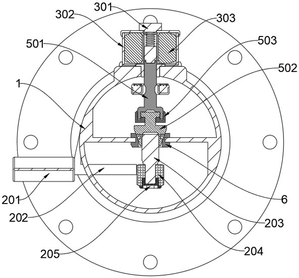 Refrigeration valve with locking protection mechanism