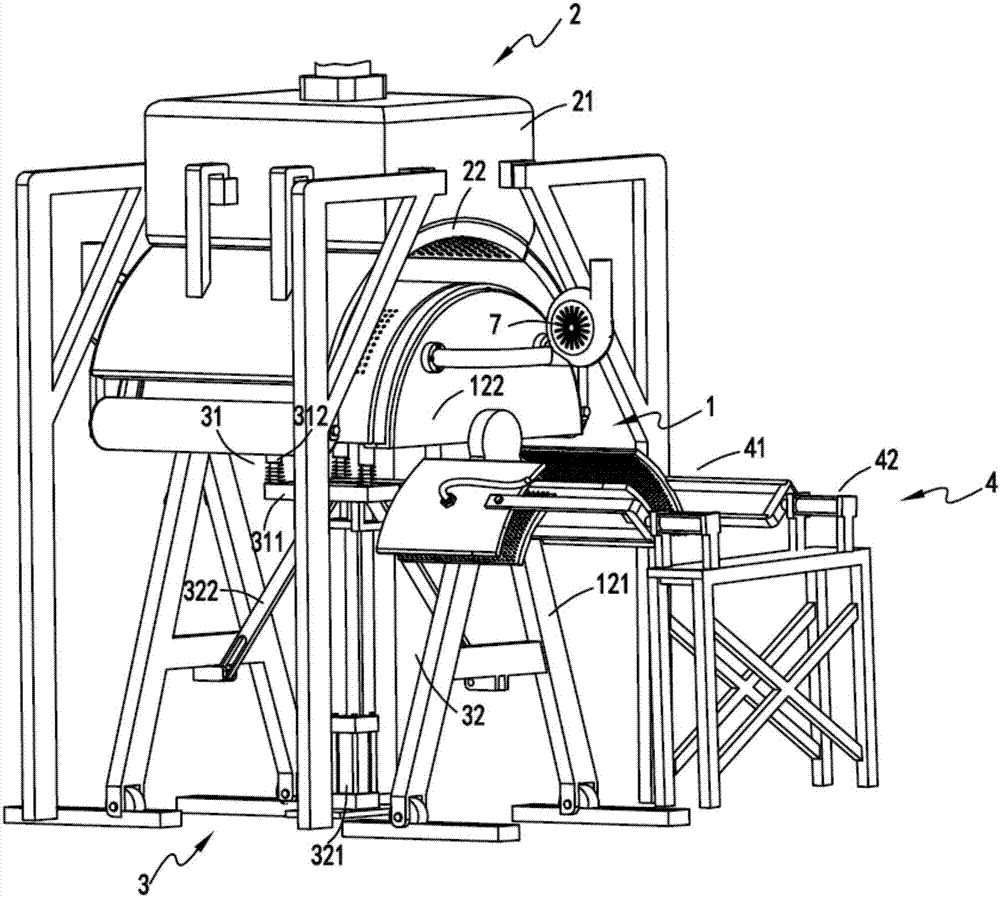 Printing and dyeing equipment with cleaning function