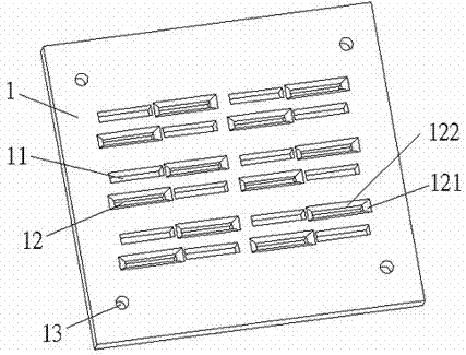 Pole-ear folding device for cast-welding storage battery