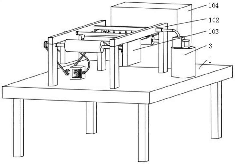 Textile equipment with uniform drying function