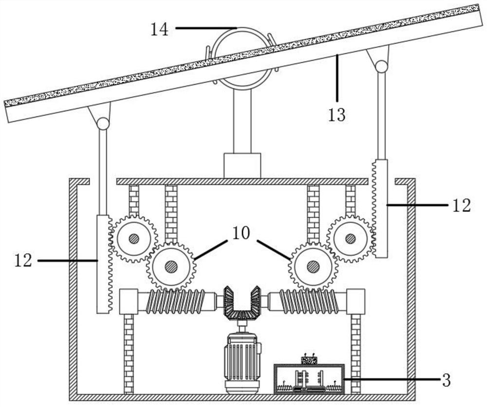 Solar street lamp capable of automatically adjusting angle of cell panel