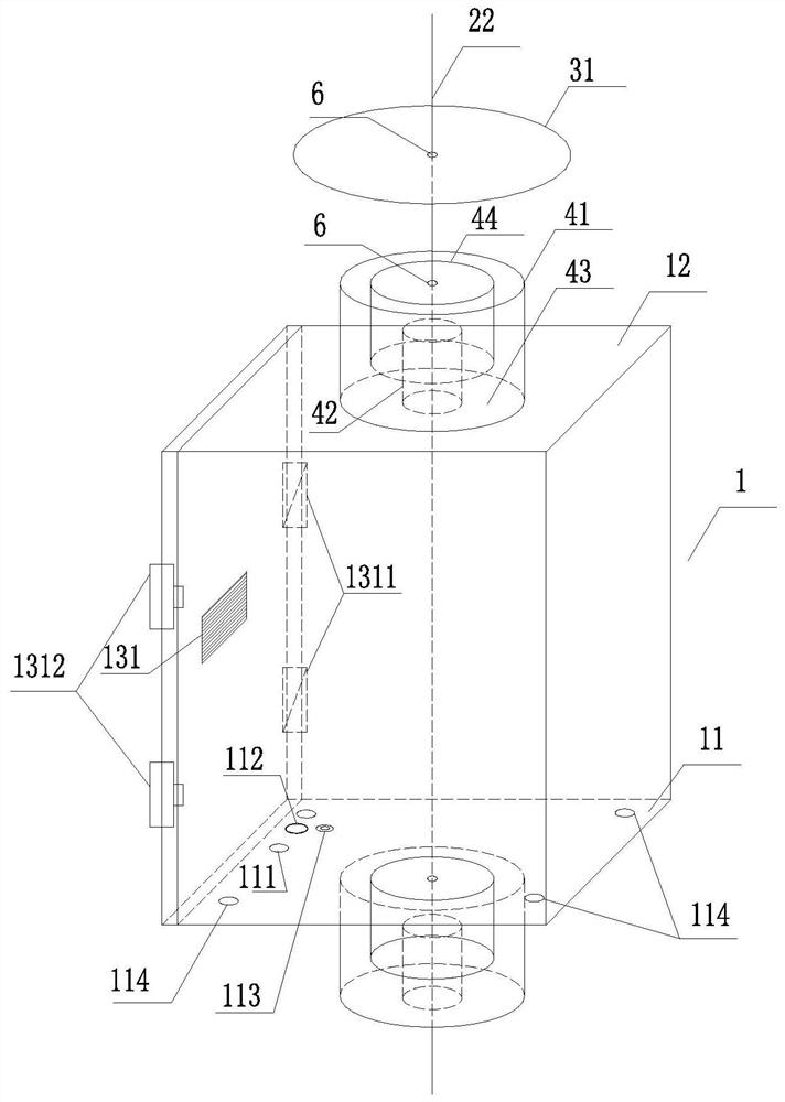 Damp-proof protective cover for plumb line coordinatograph