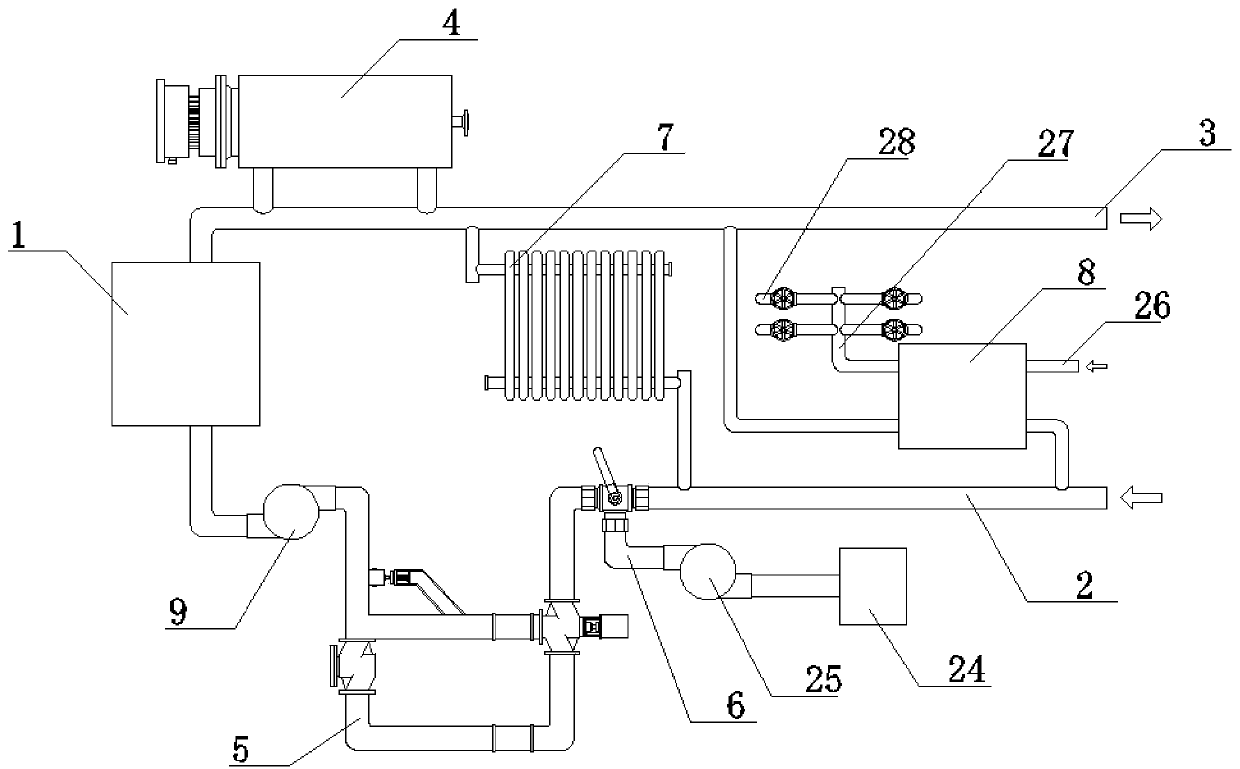 New energy combined heat supply device