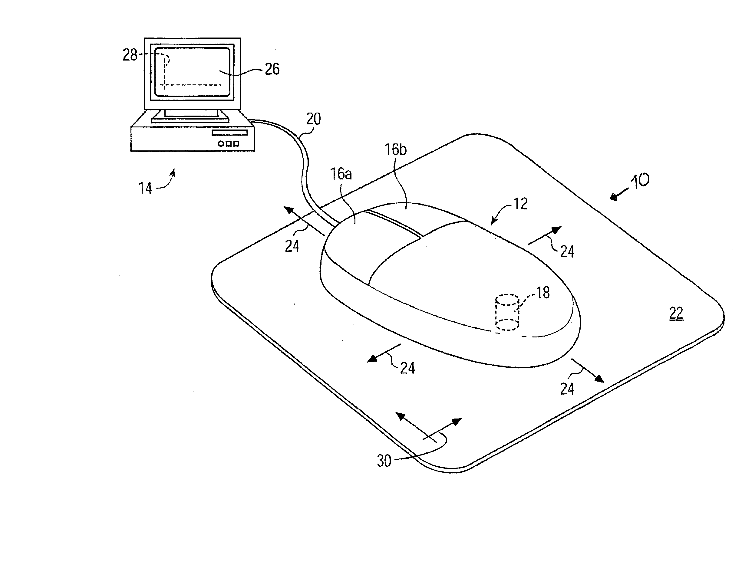 Textures and Other Spatial Sensations For a Relative Haptic Interface Device