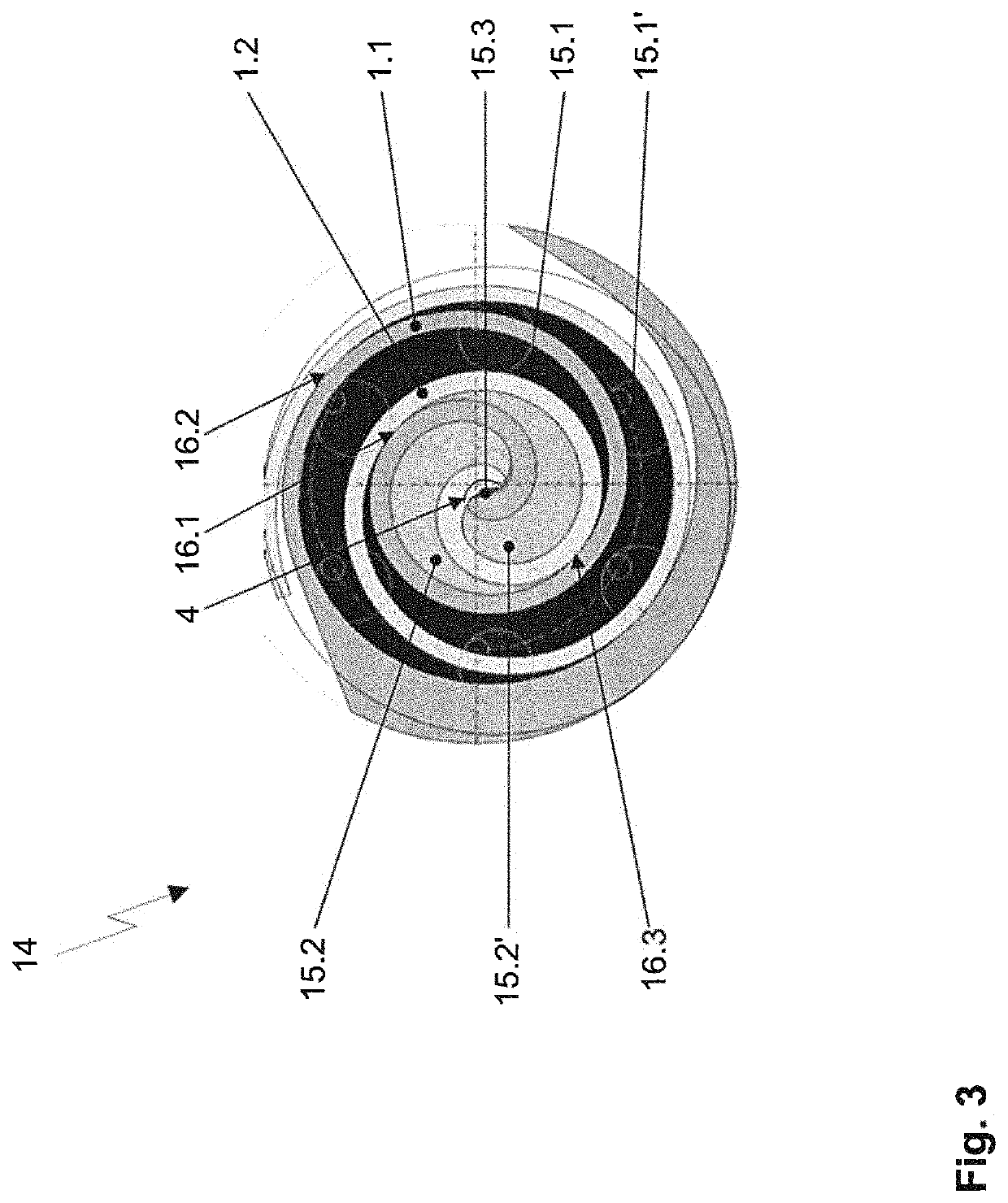 Scroll compressor for a vehicle air-conditioning system having spiral wall including conical cut