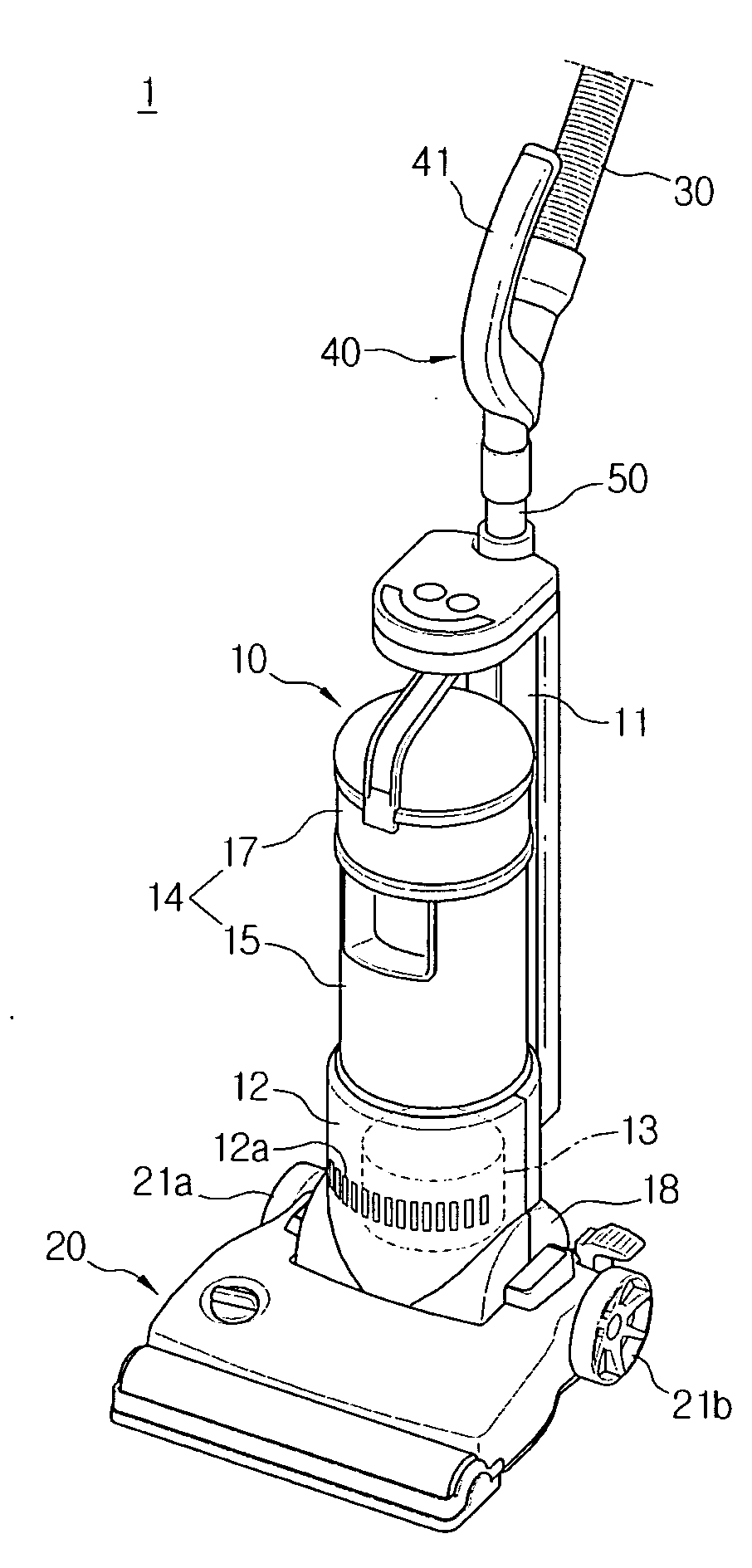 Vacuum cleaner having suction path switching unit