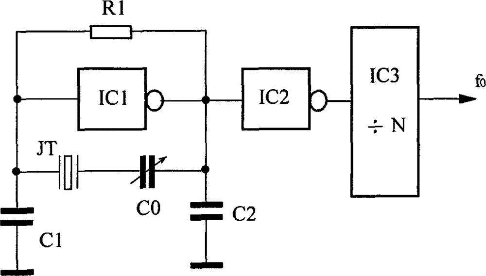 Direct-current low-voltage power supply injection-locking power synthesis neon lamp