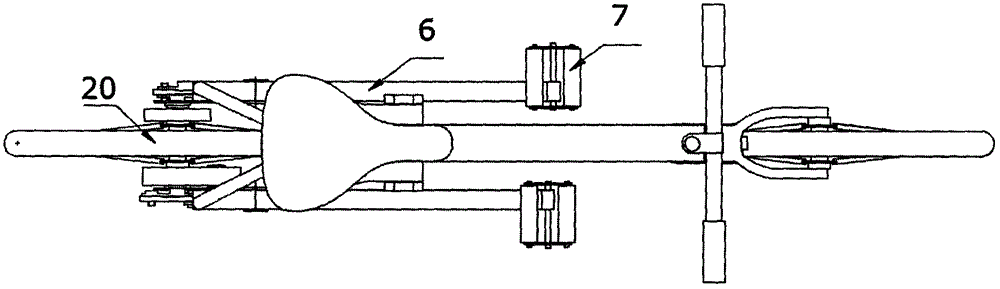 Lever-type folding bicycle