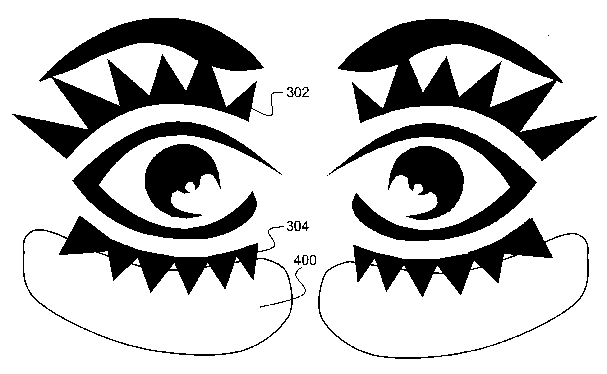 Eyelash extensions and method for applying eyelash extensions