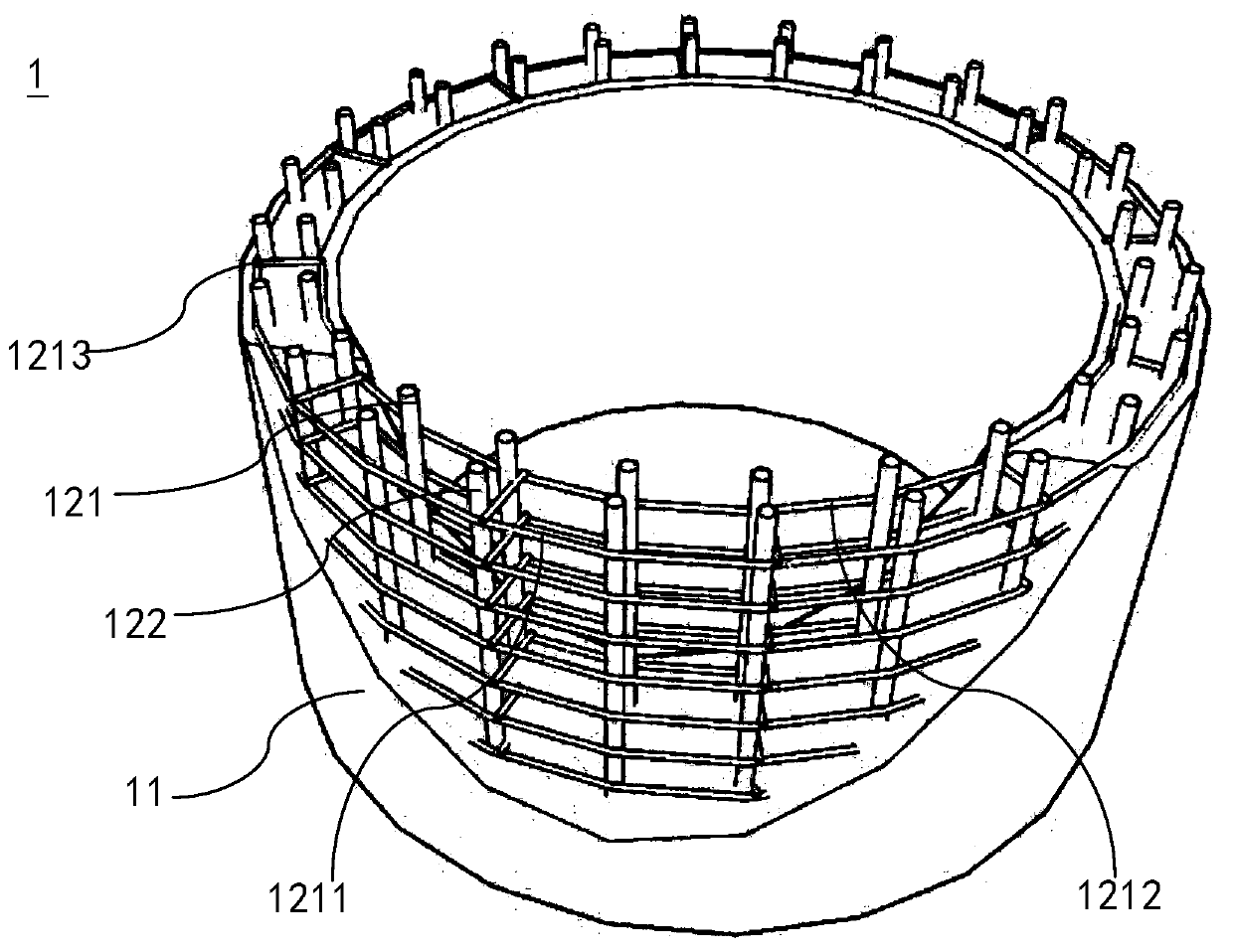 Fabricated reinforced concrete bridge pier and construction method thereof