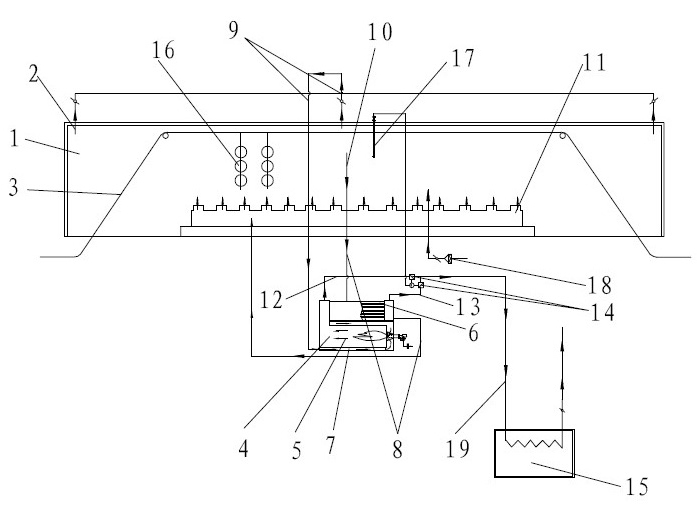 Drying oven for spraying