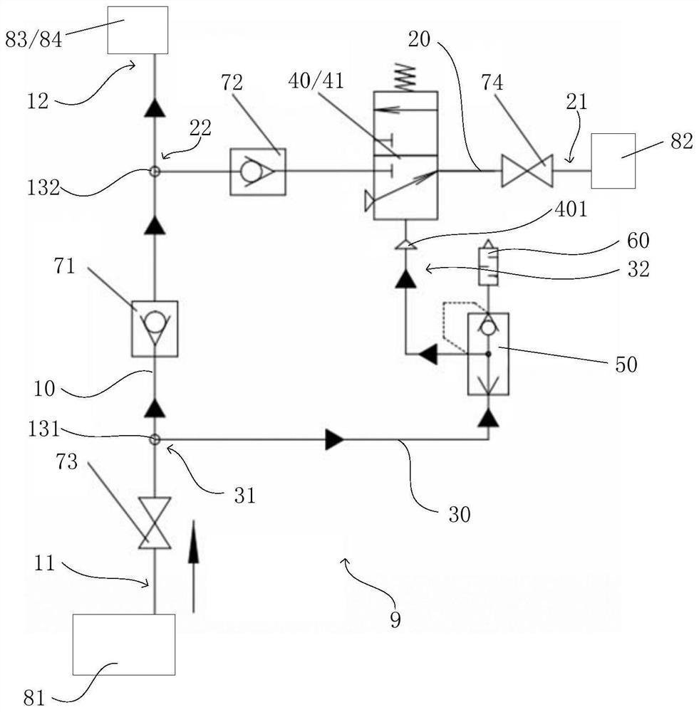 Driller console, gas source conversion manifold and gas supply system