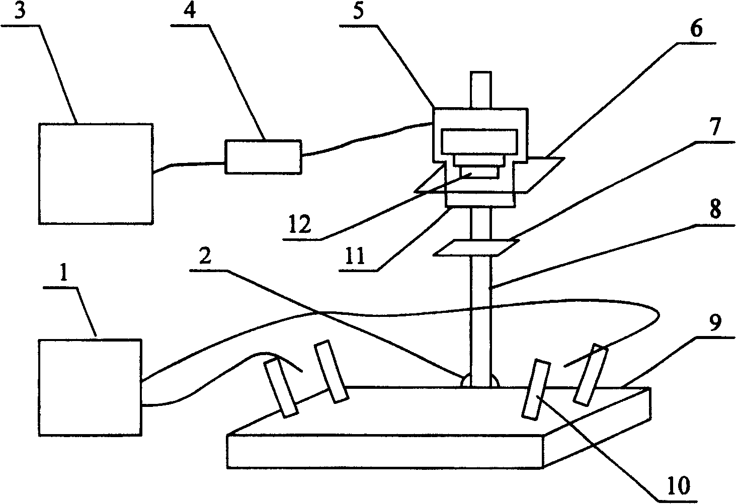 Fluorescent optical imaging device