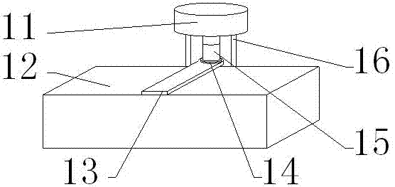 Plane correcting device for silicon steel column