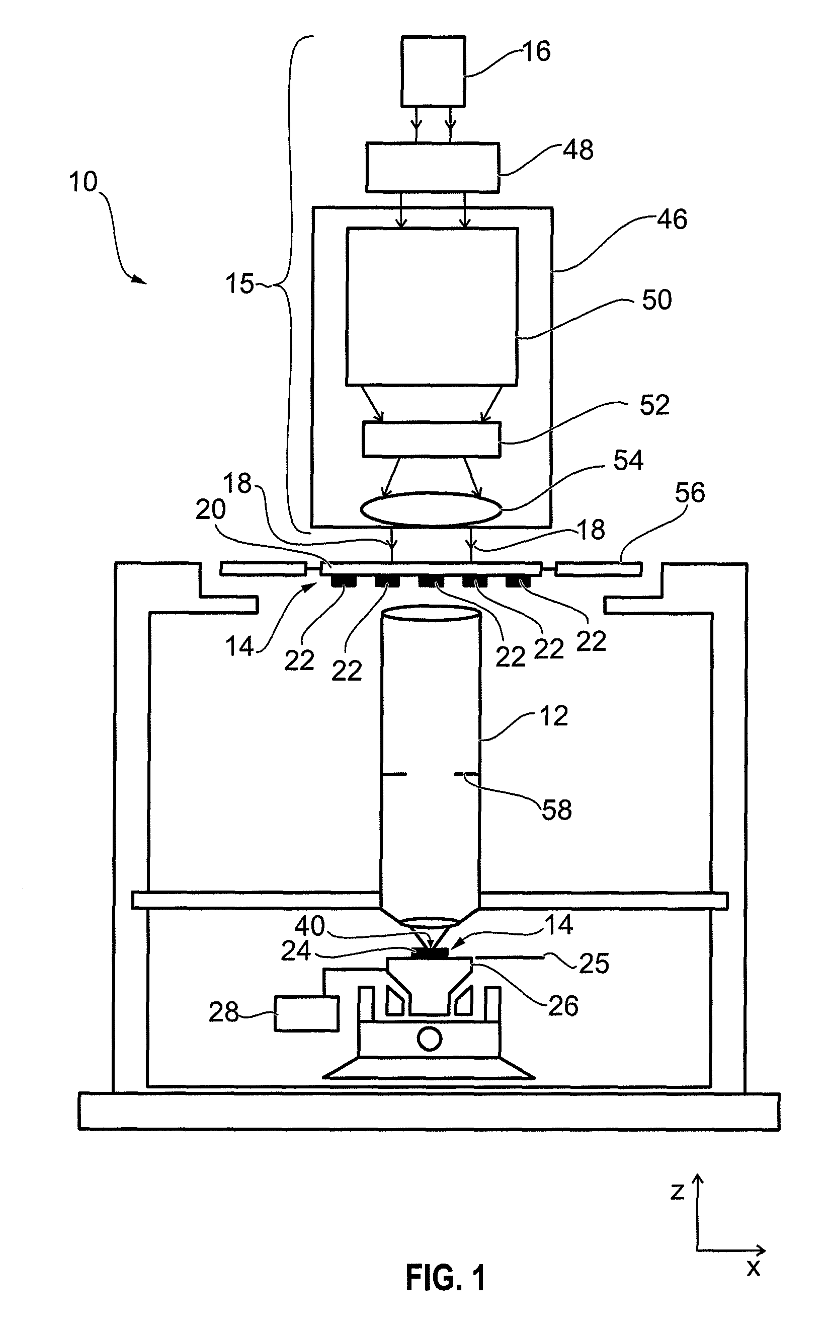 Method and apparatus for measuring scattered light on an optical system