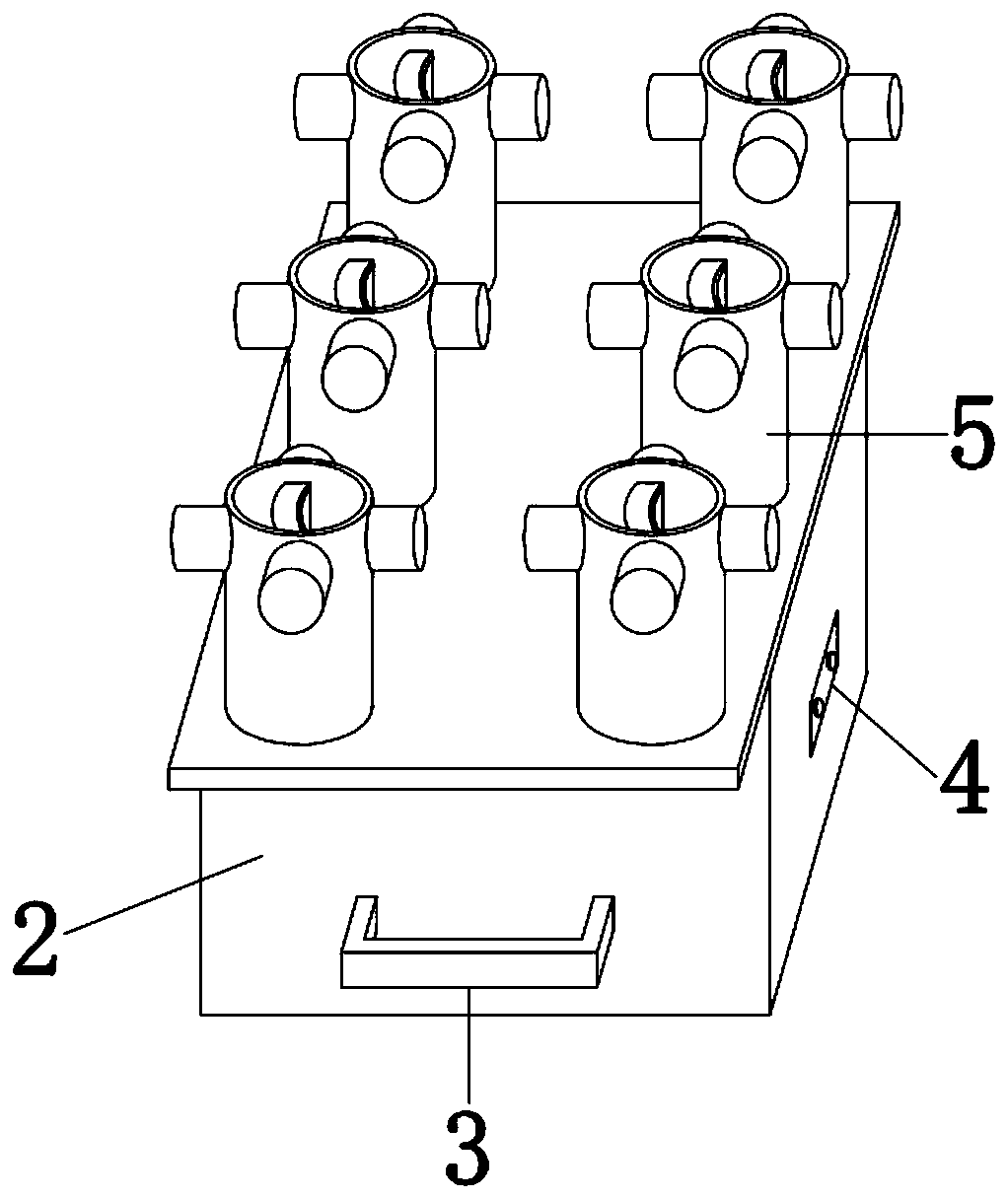 Test tube oscillation equipment for medical examination