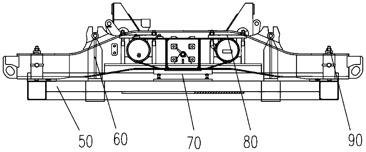 Framework welding deformation control method and framework welding tool