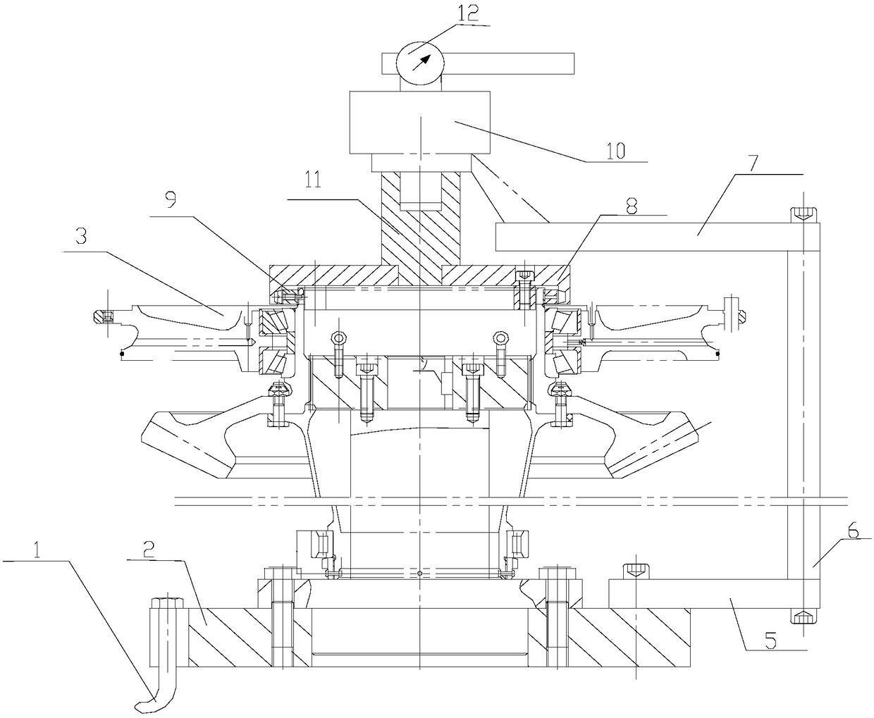 Nut screwing device