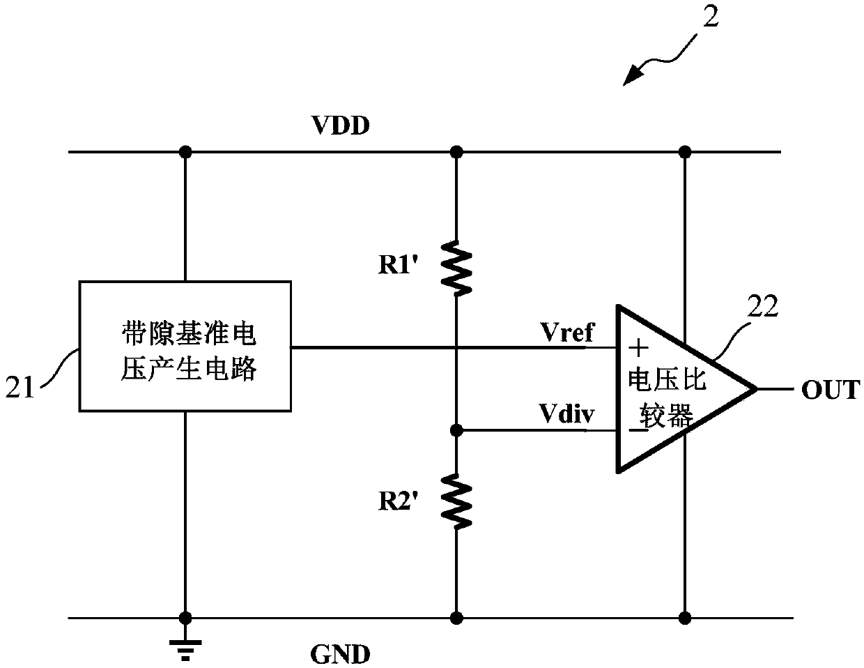 Power detection circuit and method